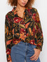 Charlie B Printed Longsleeve Shirt With Twisted Front