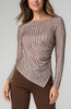 Liverpool Asymmetrical Hem Knit Top
