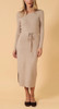Sunday Edition Ribbed Midi Dress With Belt