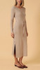 Sunday Edition Ribbed Midi Dress With Belt