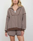 Blu Pepper Half Zip Knit Top