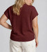 Blu Pepper Plus Raw Edge Sleeveless Cardigan
