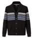 F/X Fusion Long Sleeve Fairisle Shawl Sweater