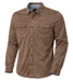 F/X Fusion Long Sleeve Solid Faux Suede Shirt