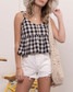 Gingham Cropped Tank