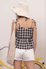 Gingham Cropped Tank
