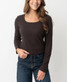 Mikarose Long Sleeve Scoop Tee