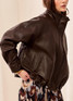 Tribal Relaxed Mock Neck Jacket