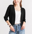 Papillon 3/4 Sleeve Open Knit Cardigan
