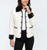 Creation Jacket Cardigan With Contrast