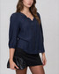 Blu Pepper Plus Long Sleeve Blouse