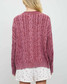 Blu Pepper Cable Knit Button Down Cardigan
