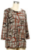 Links 3/4 Sleeve Coordinates Top