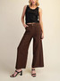 Glam Seam Detail Texture Pant