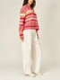 Aaron & Amber Seam Detail Barrel Pant