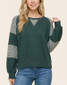 Staccato Crew Neck Terry Sweatshirt