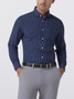 Mizzen+Main Leeward Dress Shirt - Midnight Navy Grid