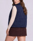 Blu Pepper Plus Plaid Collar Quilted Vest