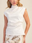Glam Mock Neck Knit Top