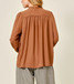 Aaron & Amber Ribbon Shirring Blouse