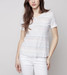 Charlie B Linen Striped Tshirt