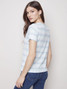 Charlie B Linen Striped Tshirt