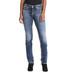 Silver Elyse Straight Jean-L03403SCP318