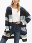 Charlie B Multi Color Open Cardigan