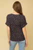 Dolman Sleeve Animal Print Top