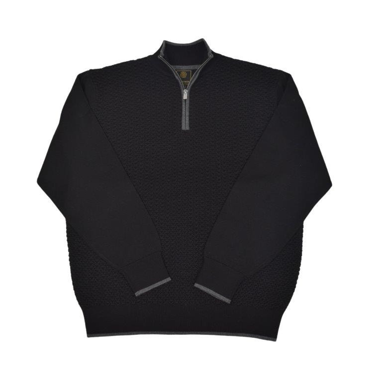 F/X Fusion Full Zip Stretch Jacket in Black - Big Sizes