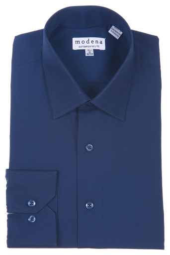 Modena Contemporary Fit Regular Cuff M300BS0R Navy main image 0