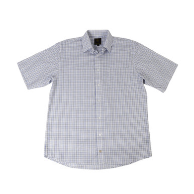 Men's F/X Fusion Short Sleeve Micro Check Shirt - D2225