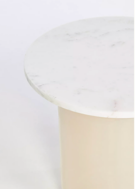 Short Infinity Glass Side Table