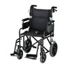19″ inch Transport Chair with 12″ Rear Wheels Nova Joy Manual Wheelchairs CVI Medical