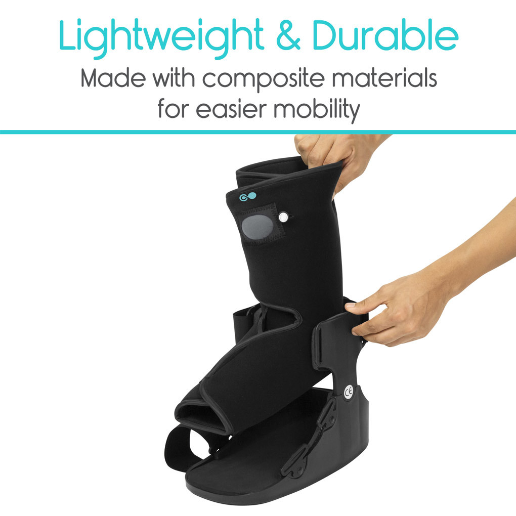 Walking Boot, Short with Pneumatic Pump | CVI Medical