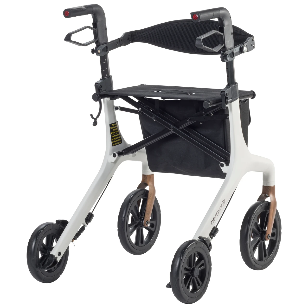 AeroWalk Ultra-Lite Rollator - rear view