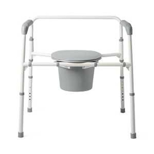 Folding Bariatric Commode Medline Bathroom CVI Medical