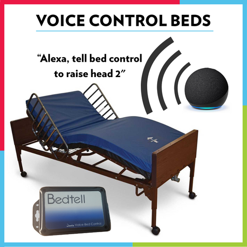 Voice Controlled Medline Full Electric Hospital Bed