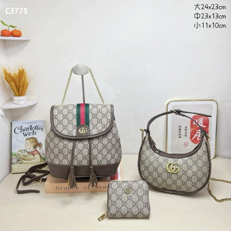 3 piece designer handbag set / A4 quality / TAT 2-4 weeks-1761414890
