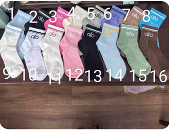 a.l.o socks / one size fits most / pre-order turnaround time 2-4 weeks