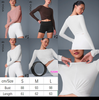 Women's ribbed a.l.o long sleeve top pre-order / turnaround time 2-4 weeks