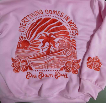 Women's embroidered palm hoodie pre-order / turnaround time 2-4 weeks / pc2
