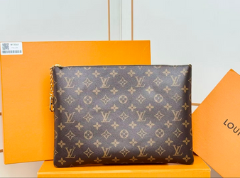 Designer monogram pouch pre-order / 1:1 quality / size: 33×23.5×1cm / turnaround time 2-4 weeks / pc1