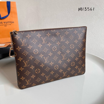 LV zipper poucher / Master Quality / pre-order turnaround time 2-4 weeks / size 33*23cm / pc2