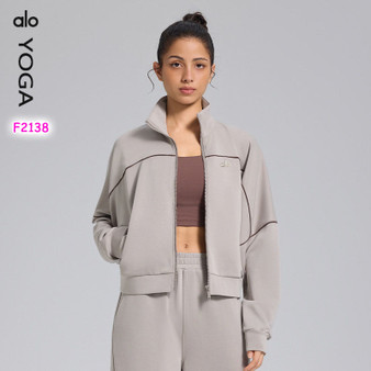 Womens alo inspired jacket with 3D logo pre-order / turnaround time 2-3 weeks / pc3