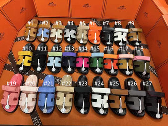 Designer H Sandals pre-order / 1:1 quality / turnaround time 2-4 weeks