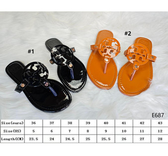 Designer thong sandals pre-order / turnaround time 2-4 weeks / code 1234