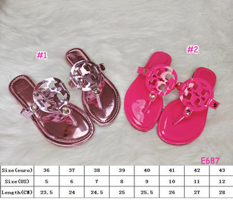 Designer thong sandals pre-order / turnaround time 2-4 weeks / code 1234567
