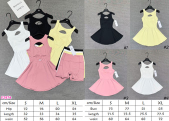 Women's a.l.o tennis dress with shorts pre-order / Turnaround time 3-4 weeks / product#1