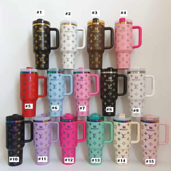 Designer 40 oz tumbler pre-order / Turnaround time 2-4 weeks